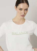 T-shirt in cotone con strass