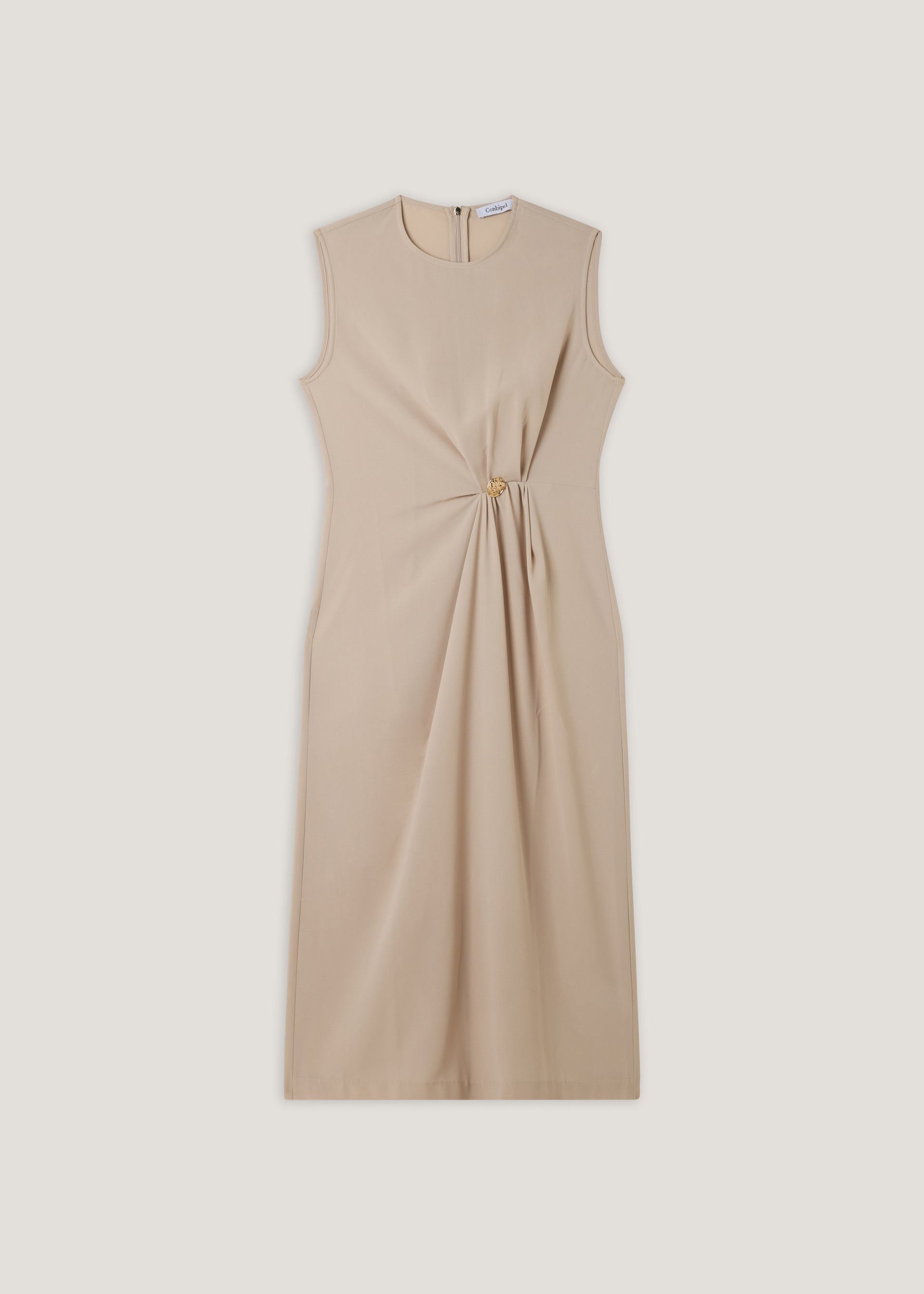 Abito in crepe senza maniche