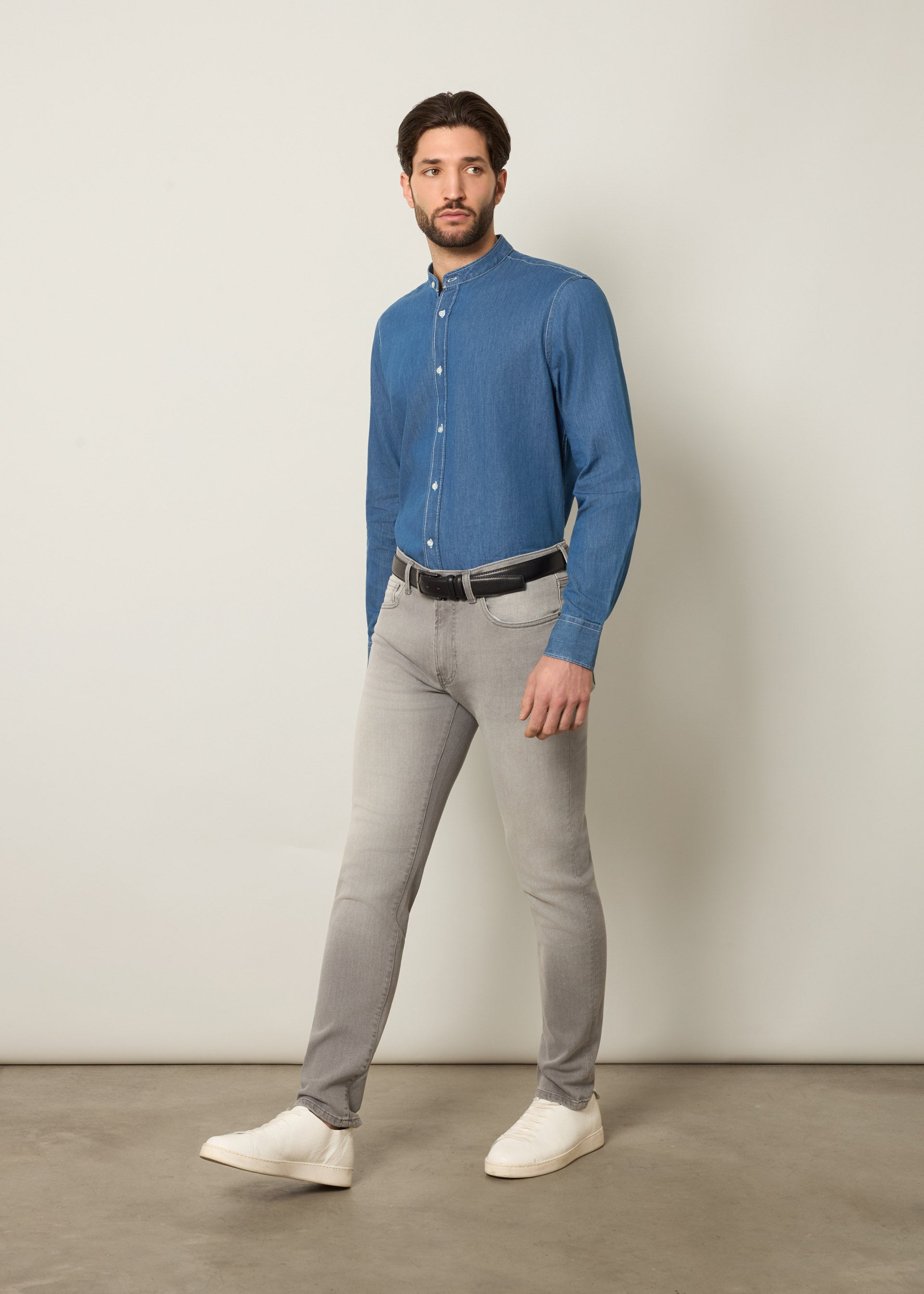 Jeans slim stone wash