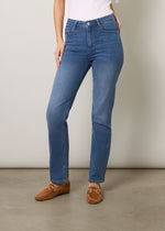 Jeans regular fit a vita alta