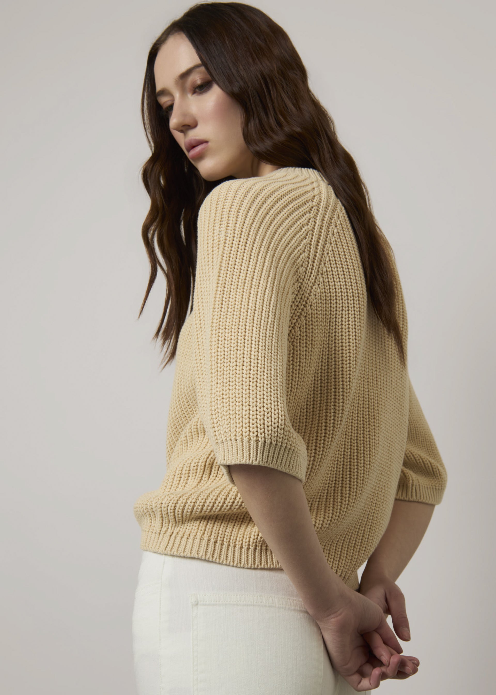 Pullover boxy in puro cotone