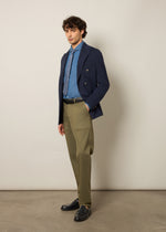 Blazer doppiopetto in jersey