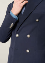 Blazer doppiopetto in jersey