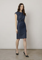 Tubino in jeans con fibbia