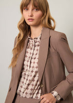 Blazer chiusura a un bottone stretch