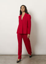 Blazer in misto lino