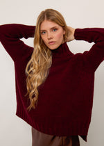 Maglia a collo alto in lana