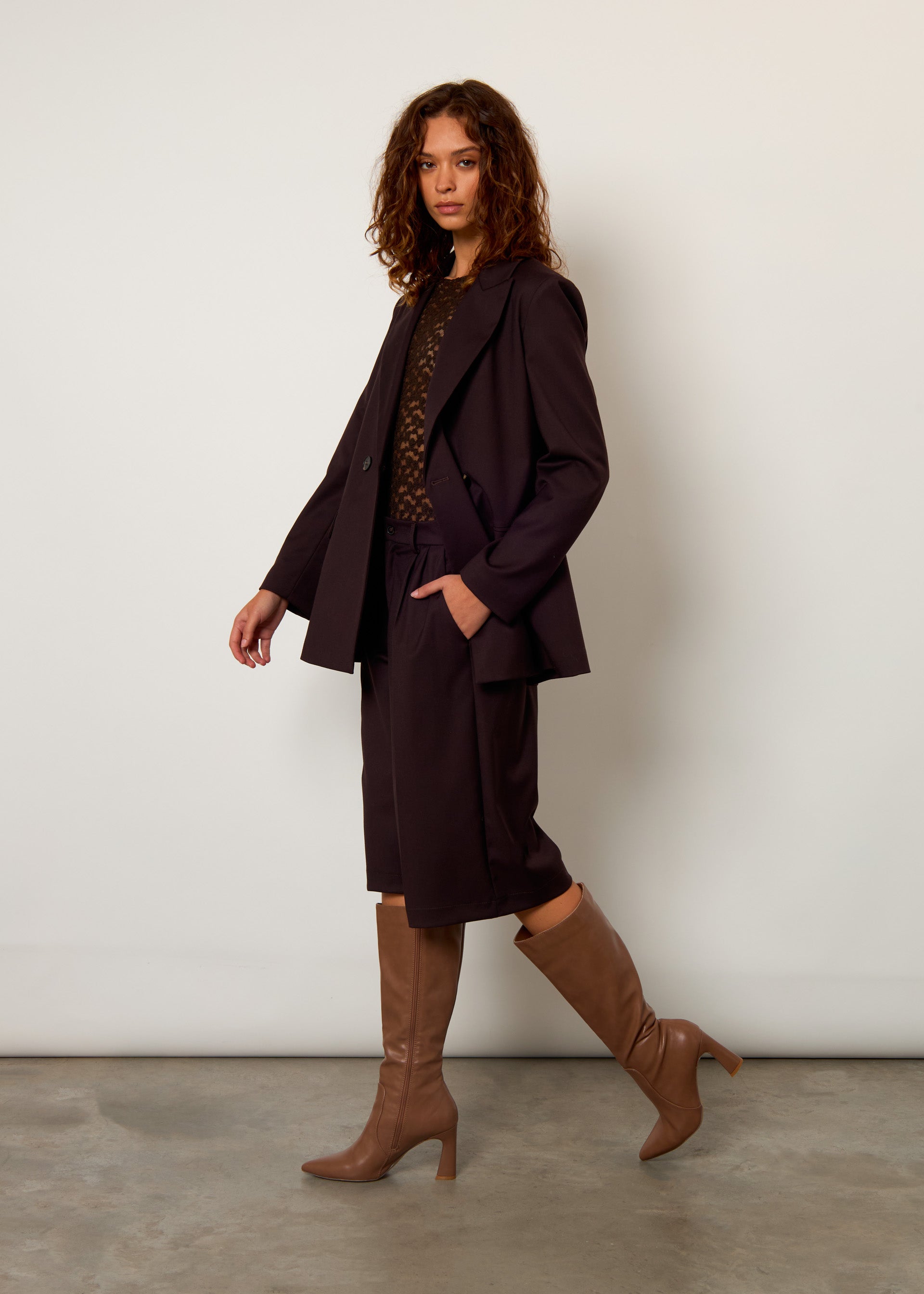 Blazer doppio petto over