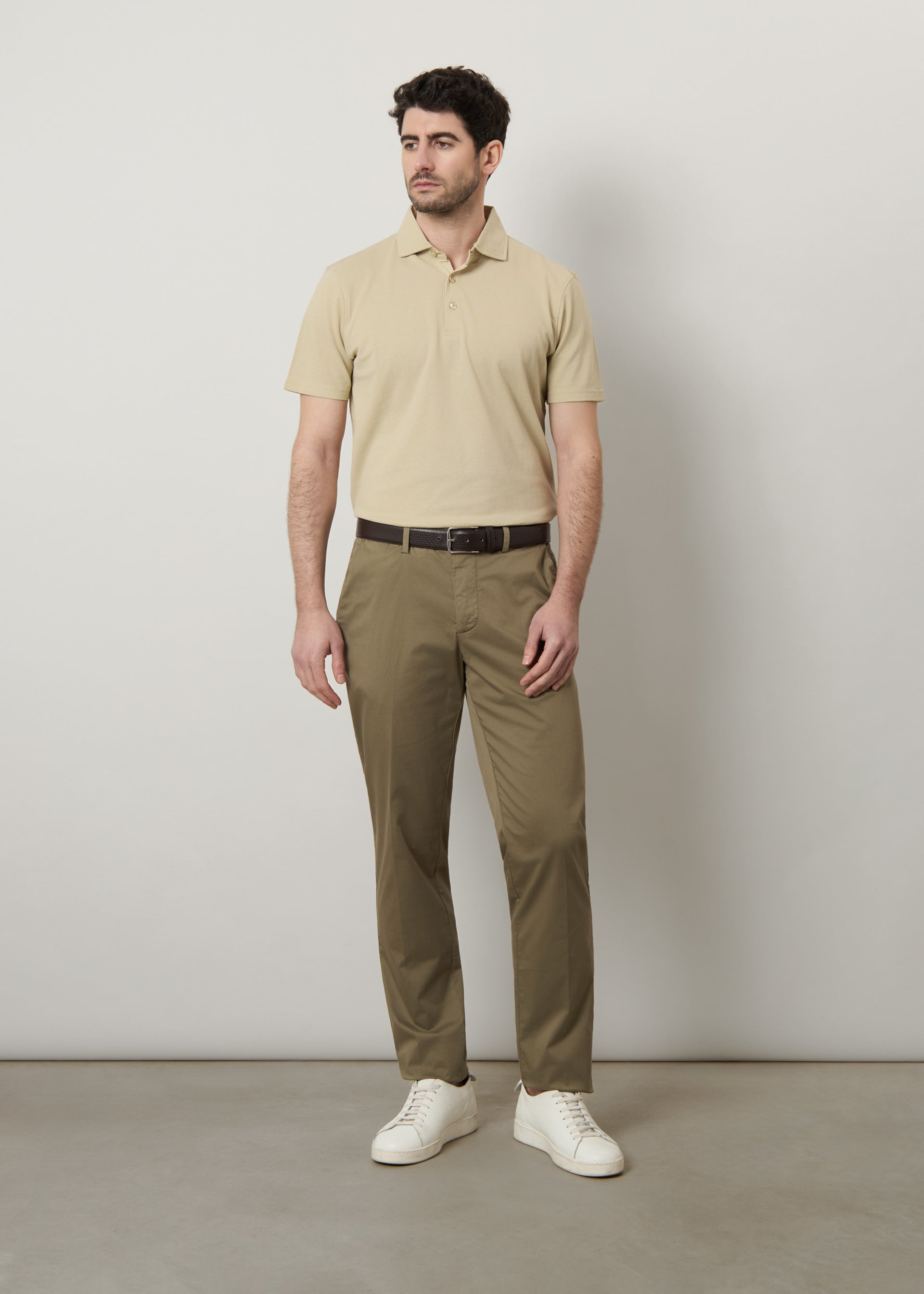 Pantaloni in raso di cotone light