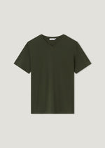 T-shirt scollo V in puro cotone