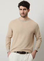 Pullover in cotone light microfantasia