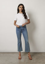 Jeans flare con cintura