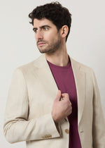 Blazer in misto lino