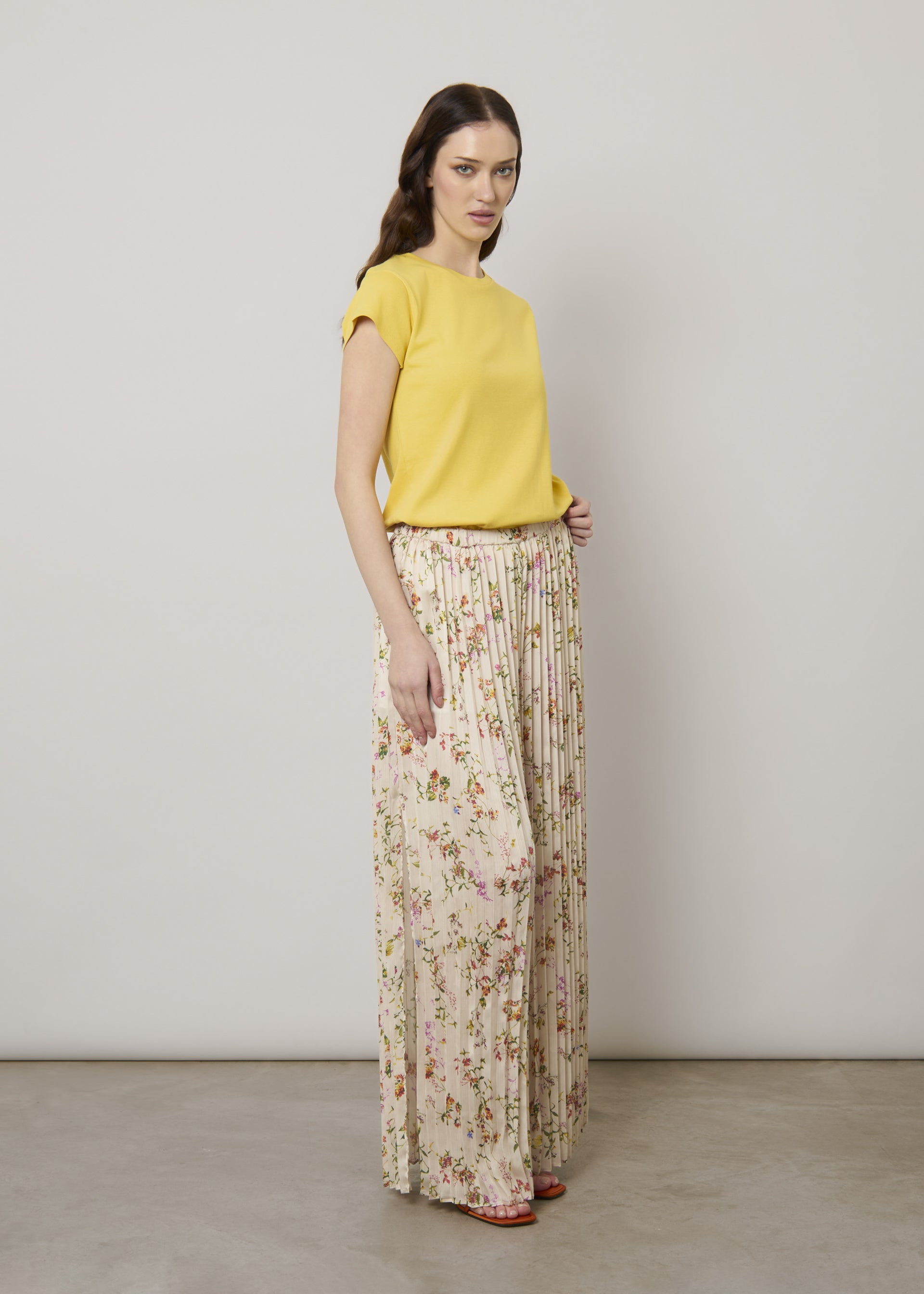 T-shirt in cotone elasticizzato