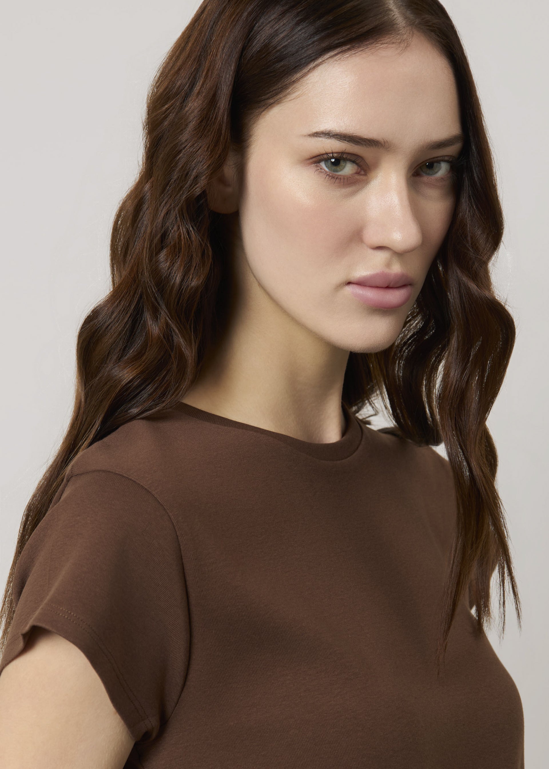 T-shirt in cotone elasticizzato