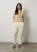 Pantaloni in misto lino