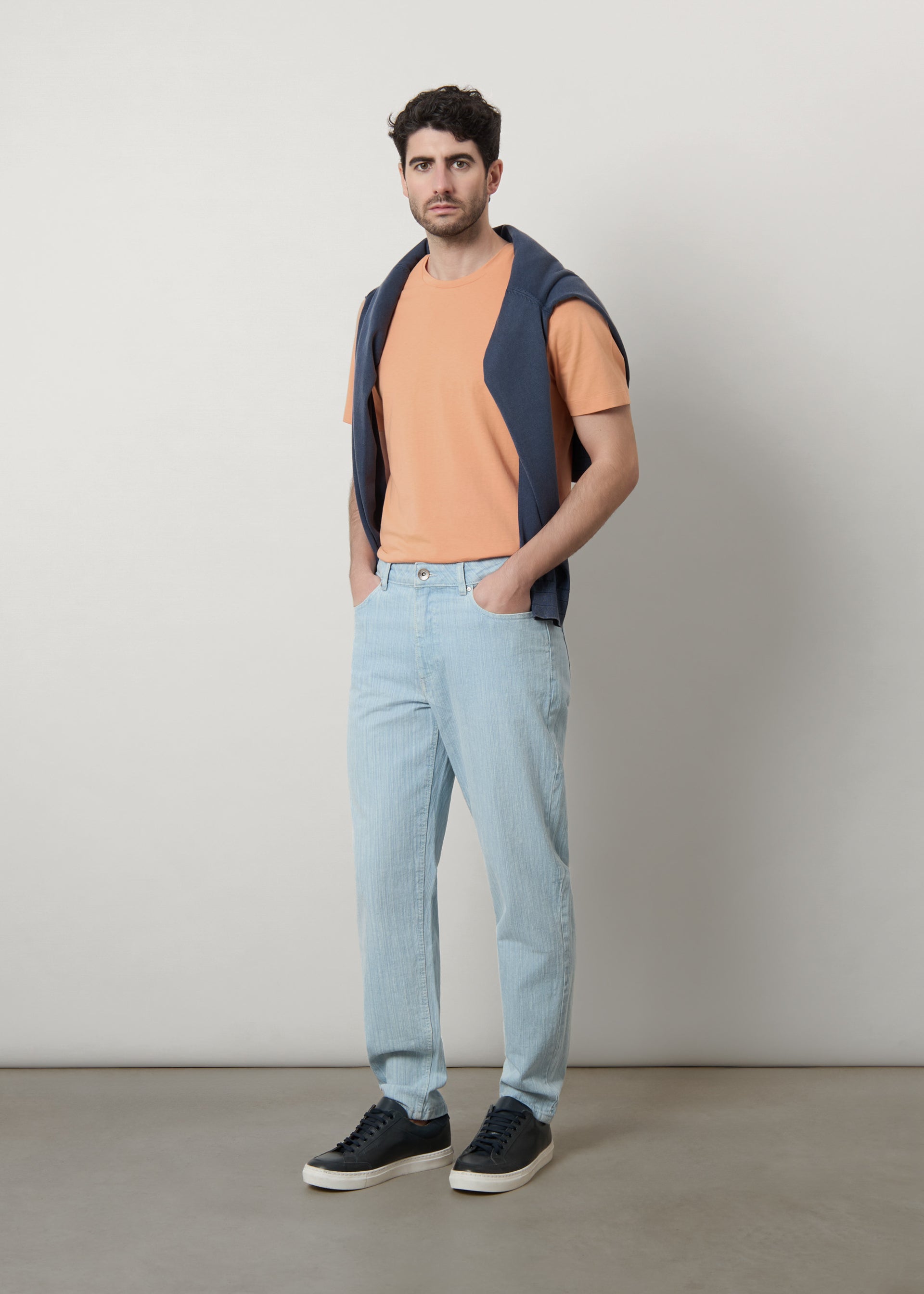 Denim relaxed fit stone wash