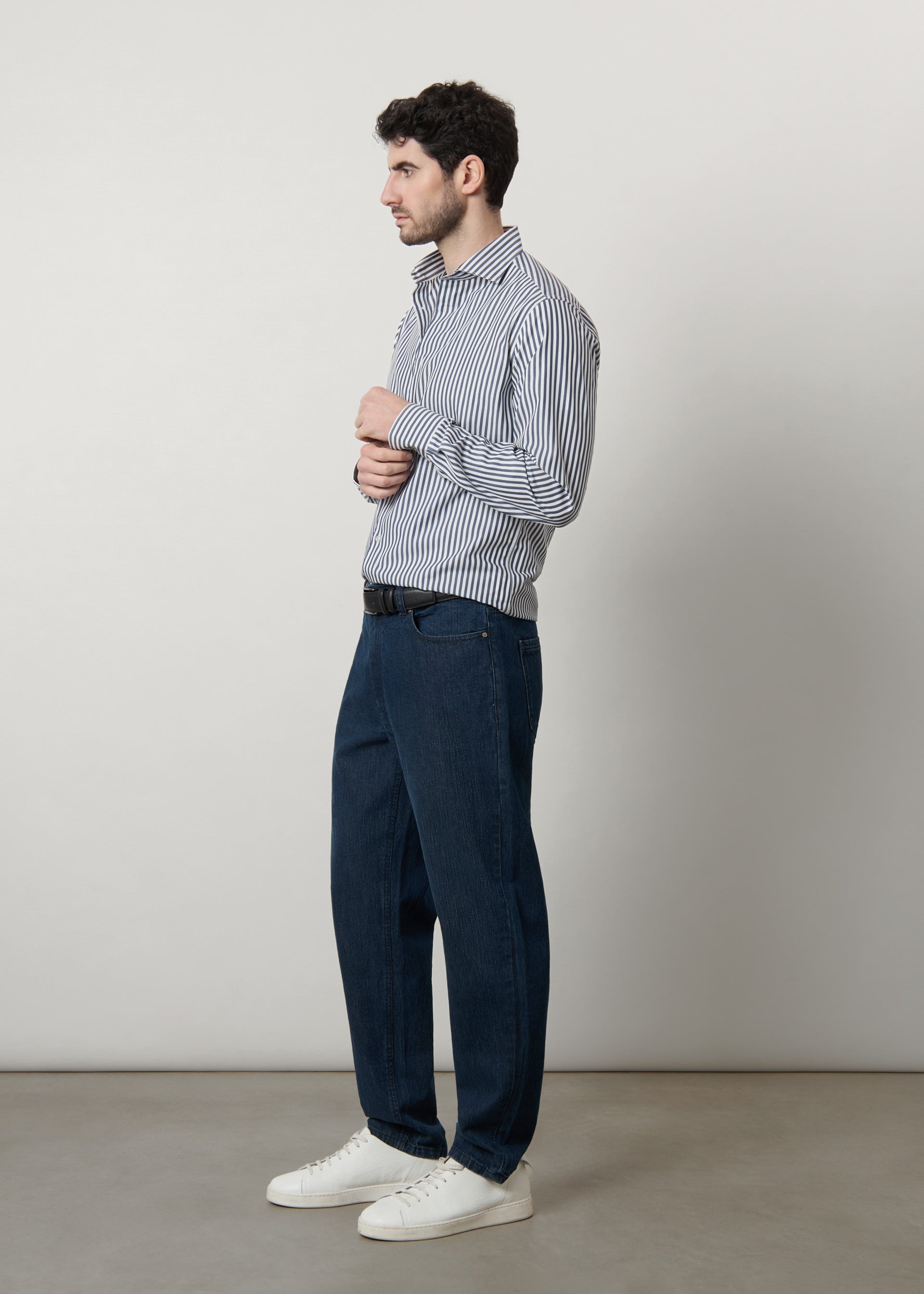 Denim relaxed fit stone wash