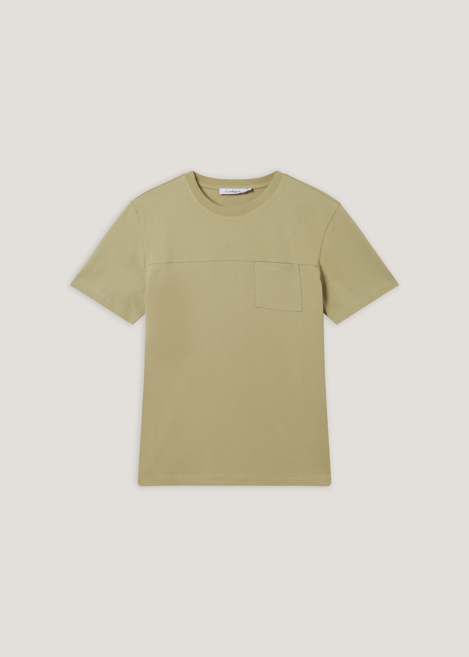 T-shirt in cotone stretch con taschino