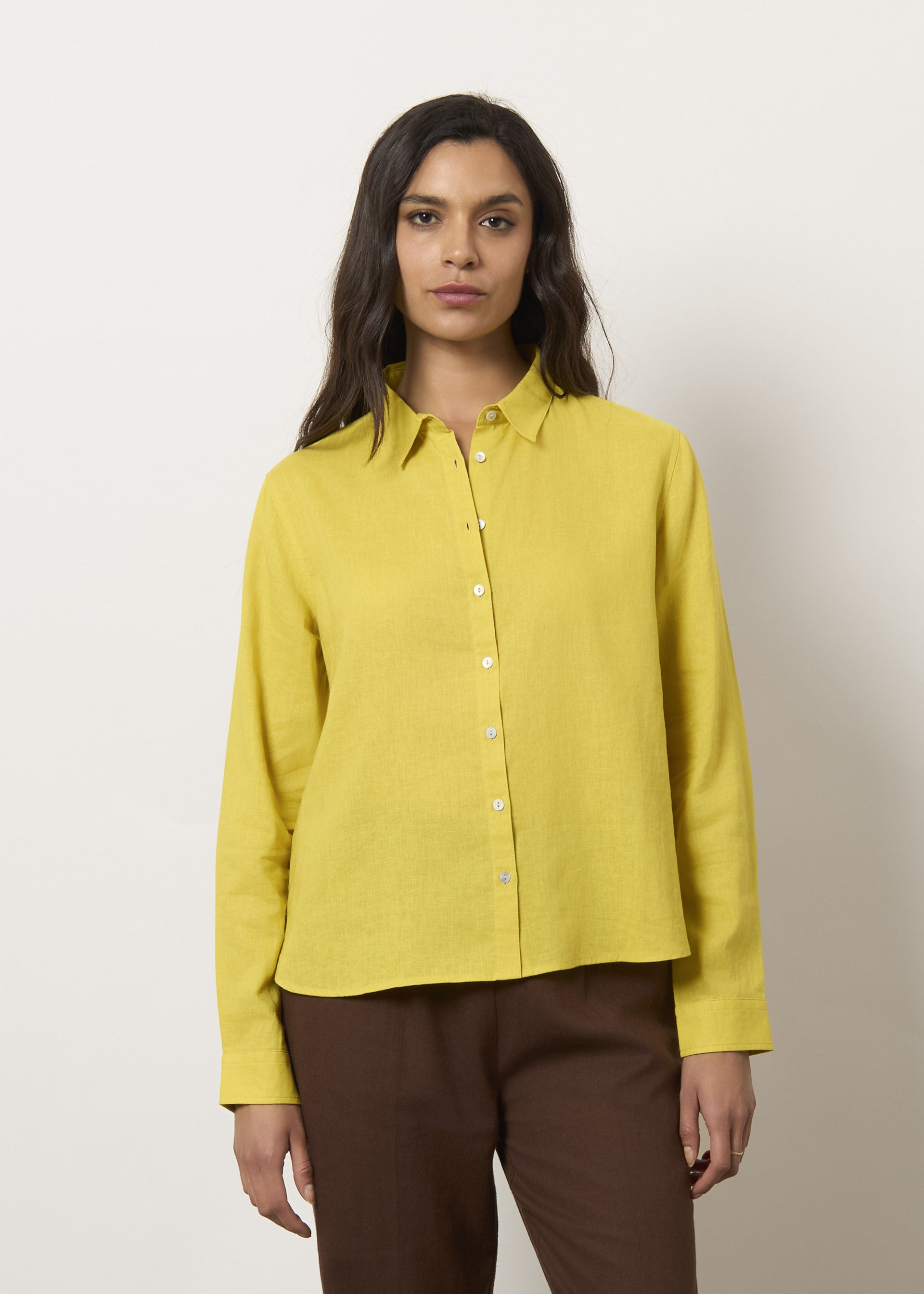Camicia in misto lino