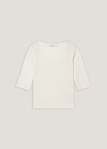 T-shirt in cotone scollo ampio
