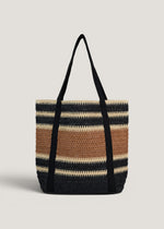 Borsa Shopper rigata