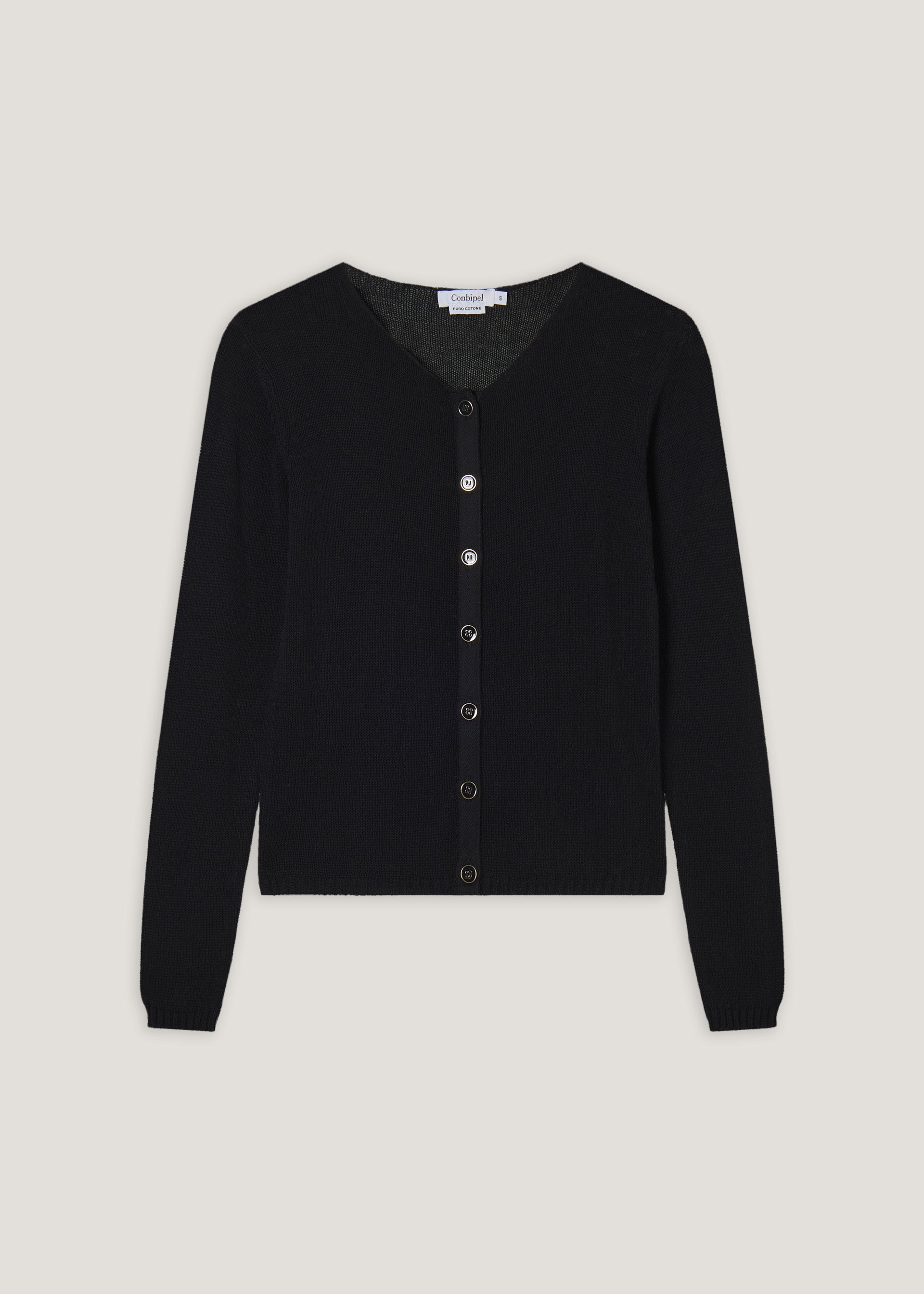Cardigan in maglia di puro cotone