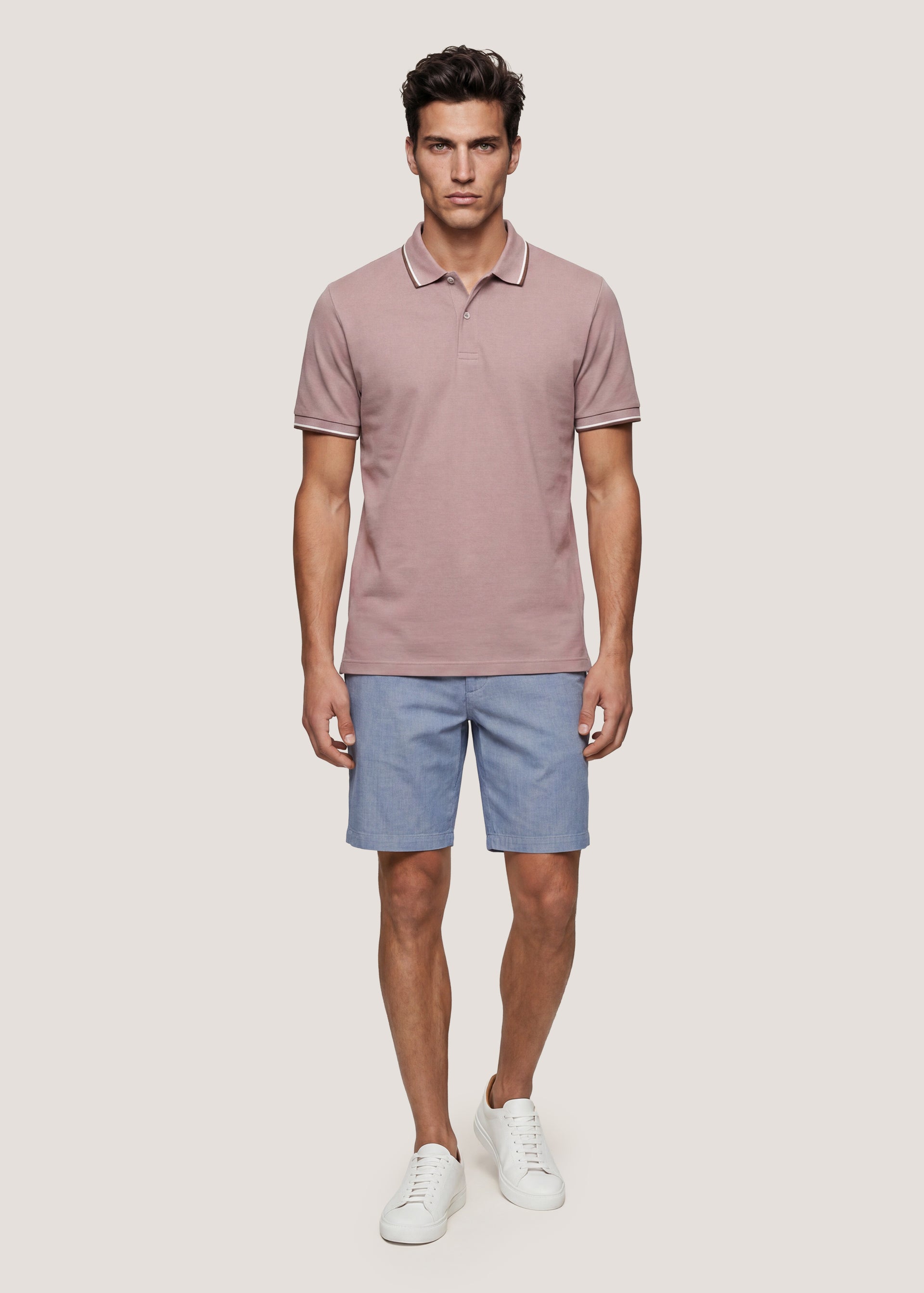 Polo in piquet di puro cotone