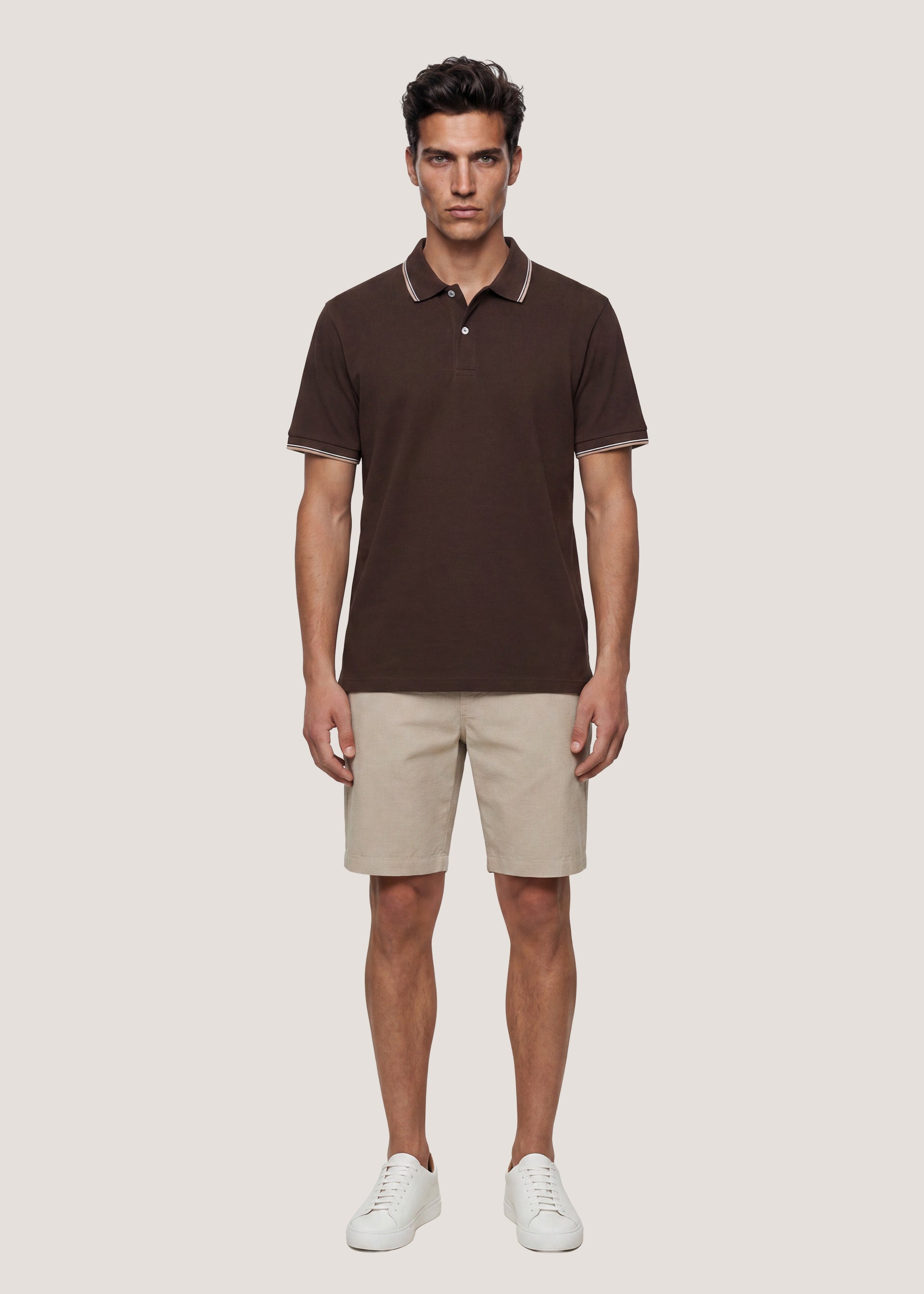 Polo in piquet di puro cotone
