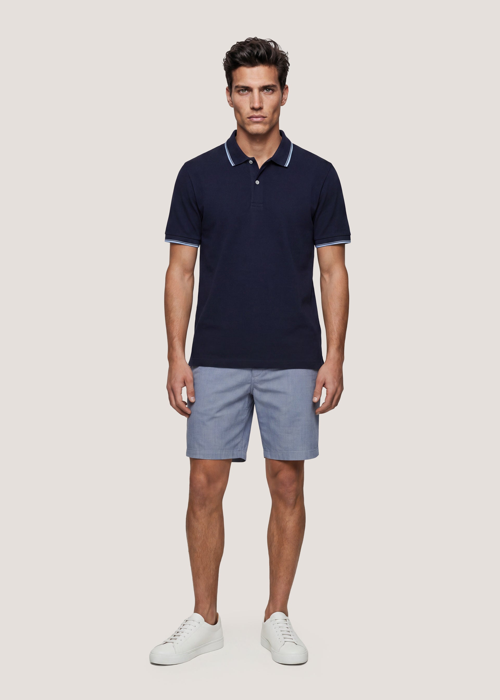 Polo in piquet di puro cotone
