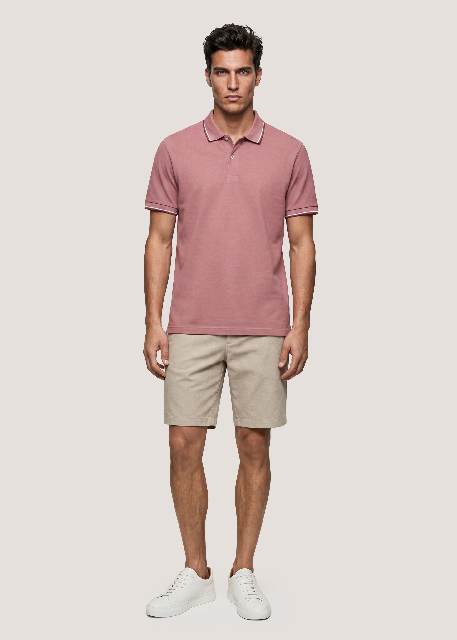 Polo in piquet di puro cotone