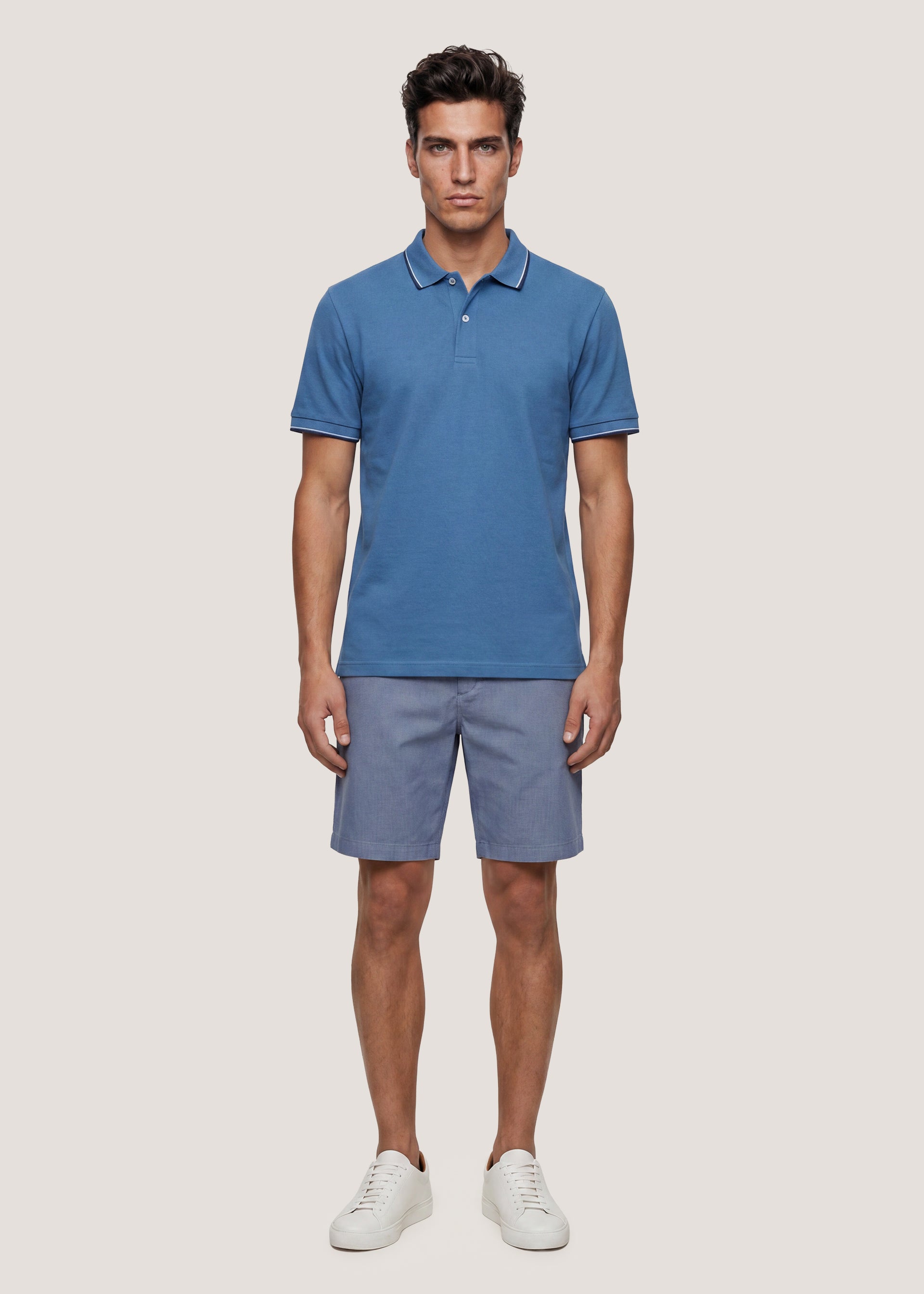 Polo in piquet di puro cotone