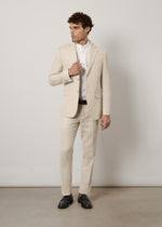 Completo in lino e cotone slim fit