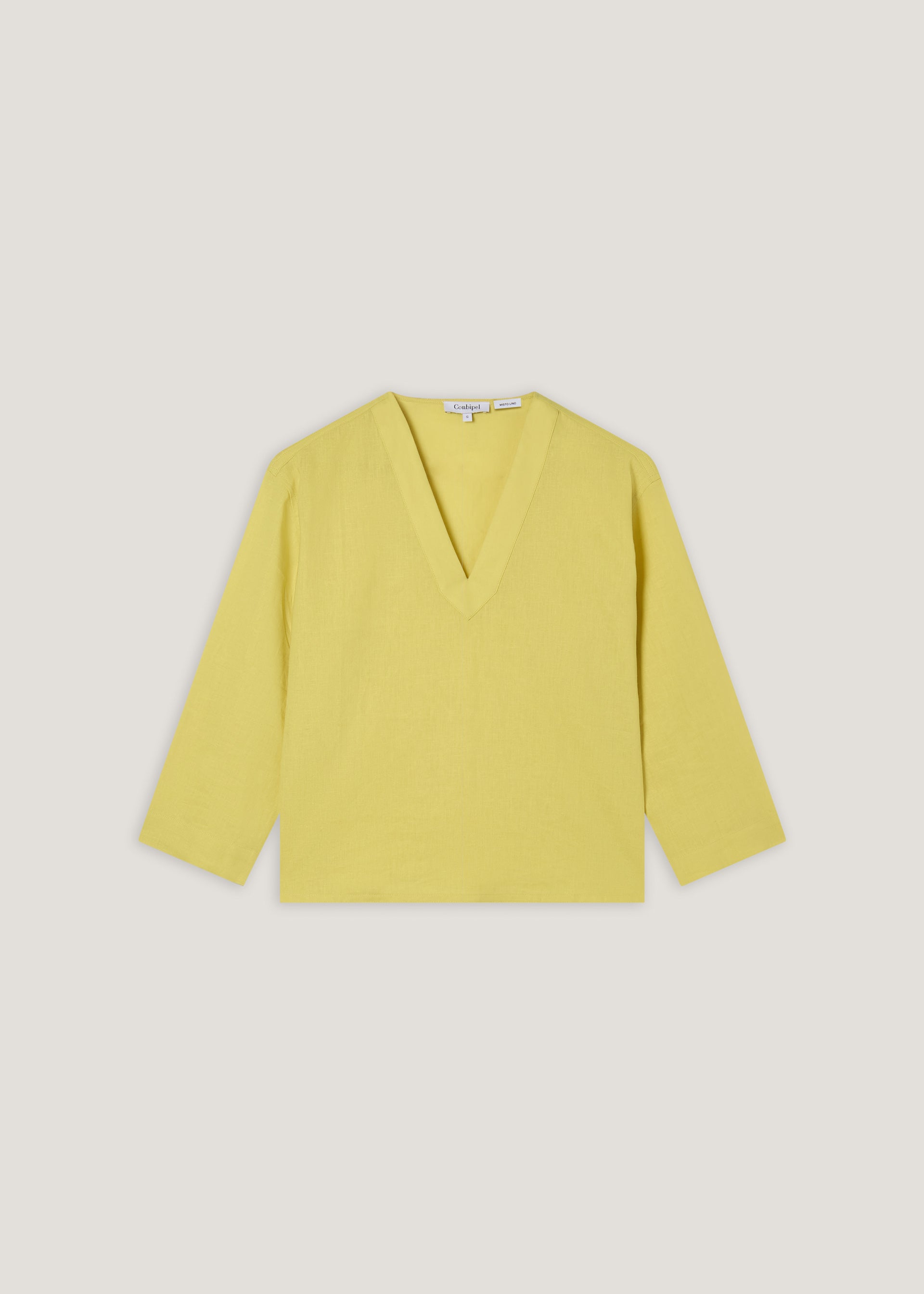 Blusa in misto lino