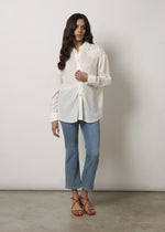 Camicia over ricamata