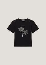 T-shirt in puro cotone con applicazioni