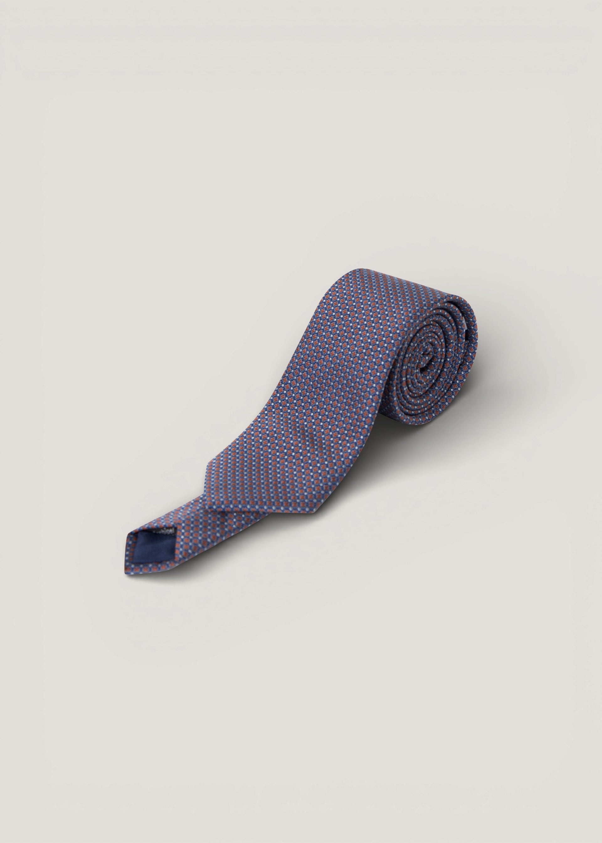 Cravatta in pura seta stampata