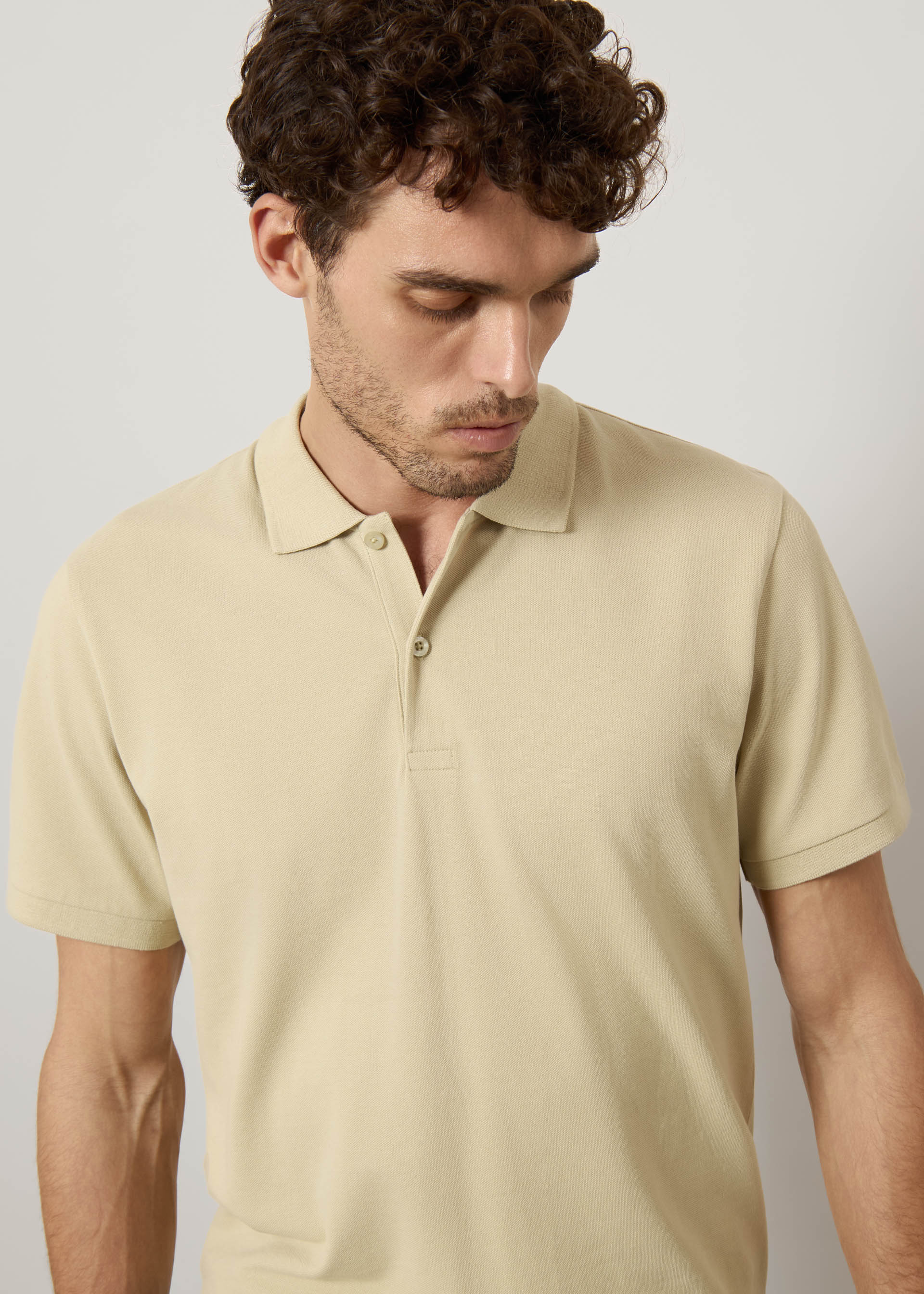 Polo in piquet di puro cotone