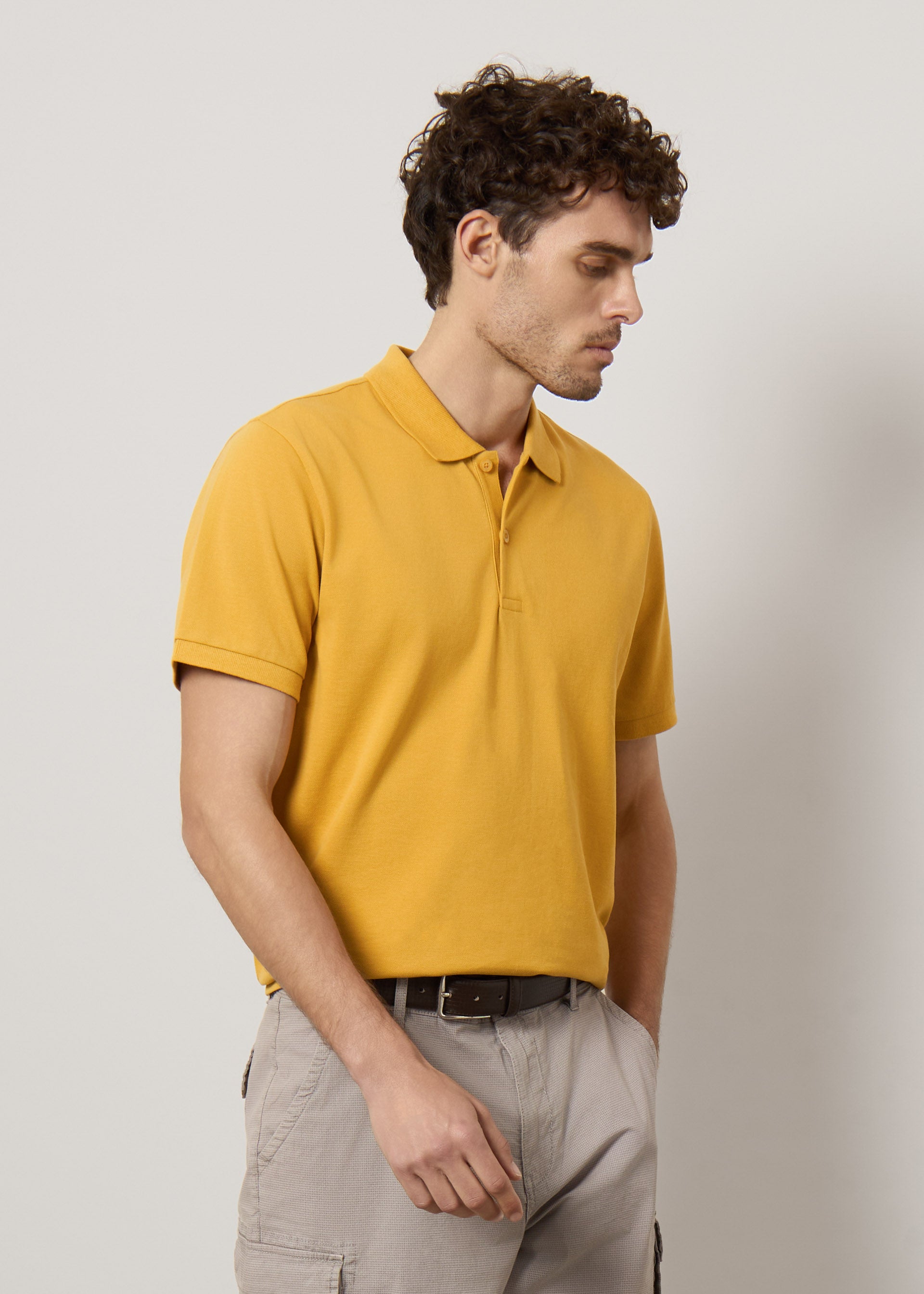 Polo in piquet di puro cotone