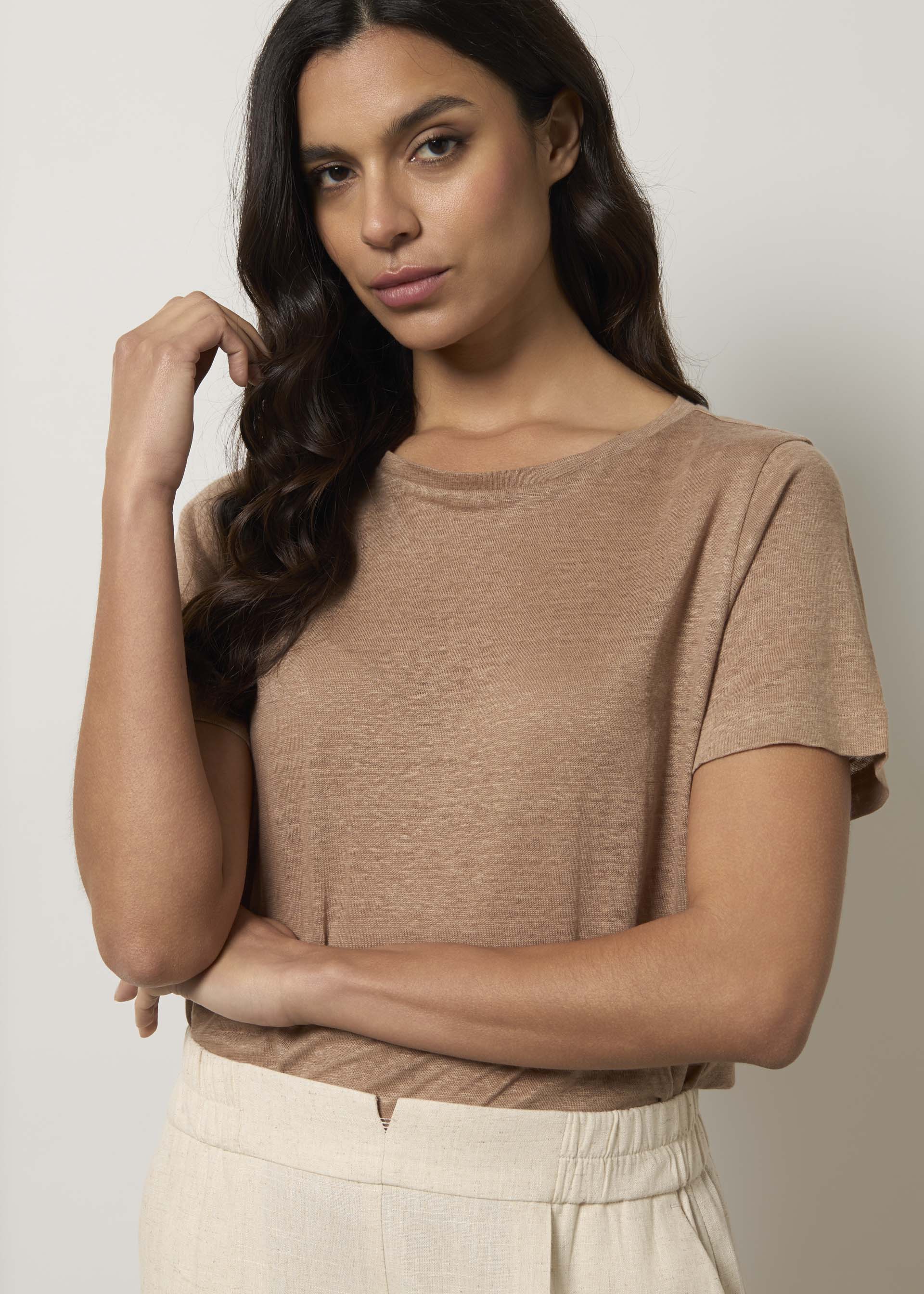 T-shirt in puro lino