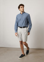Bermuda in puro cotone seersucker