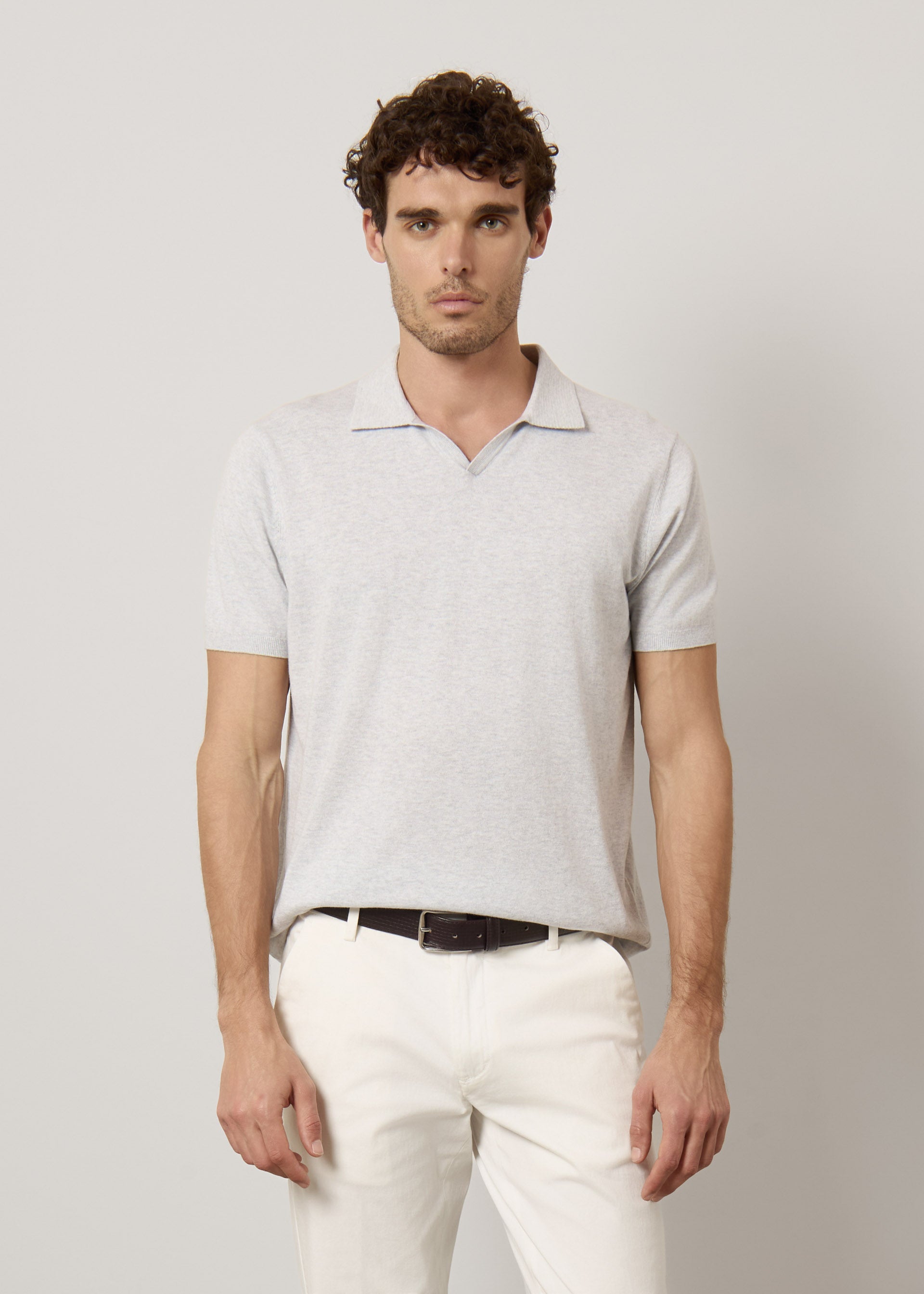 Polo in maglia di puro cotone