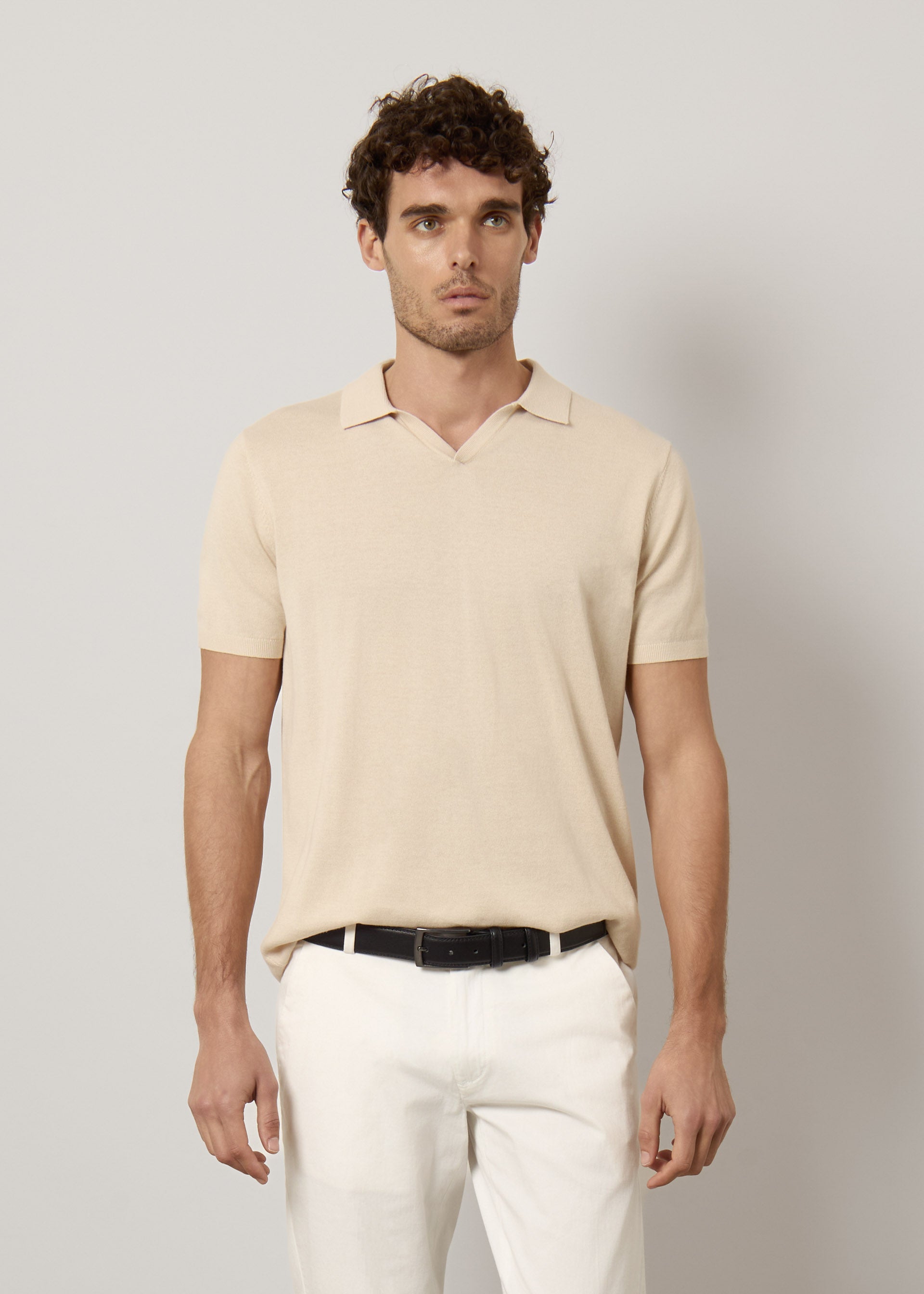 Polo in maglia di puro cotone