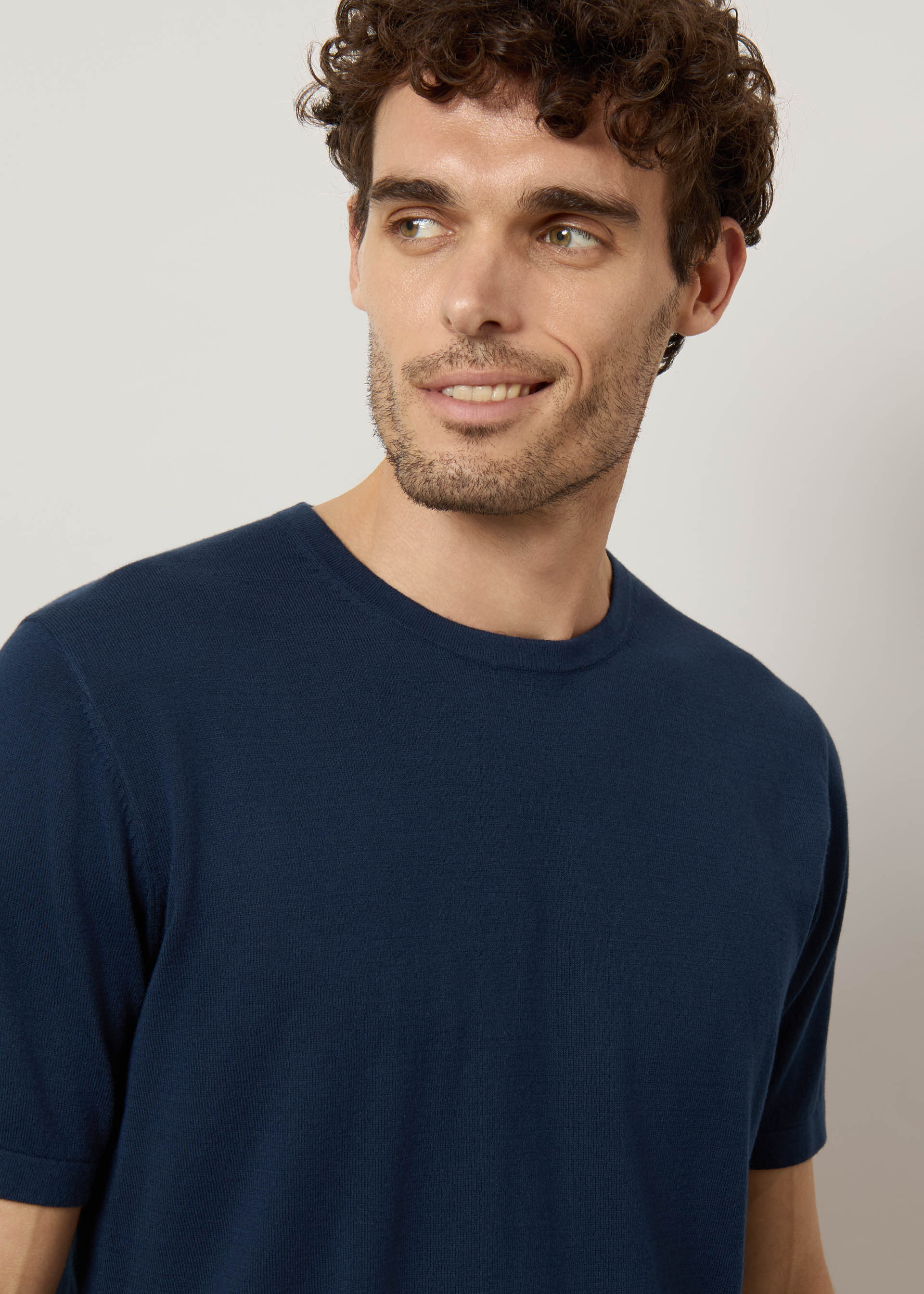 T-shirt in maglia di puro cotone