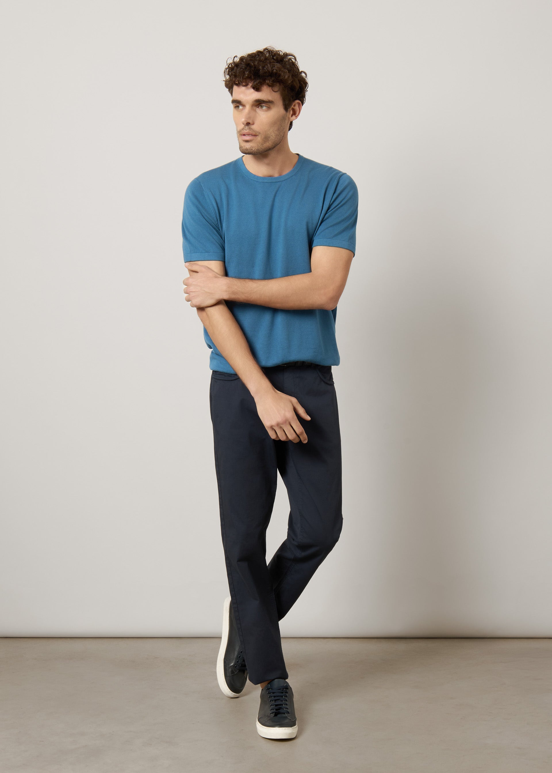 T-shirt in maglia di puro cotone