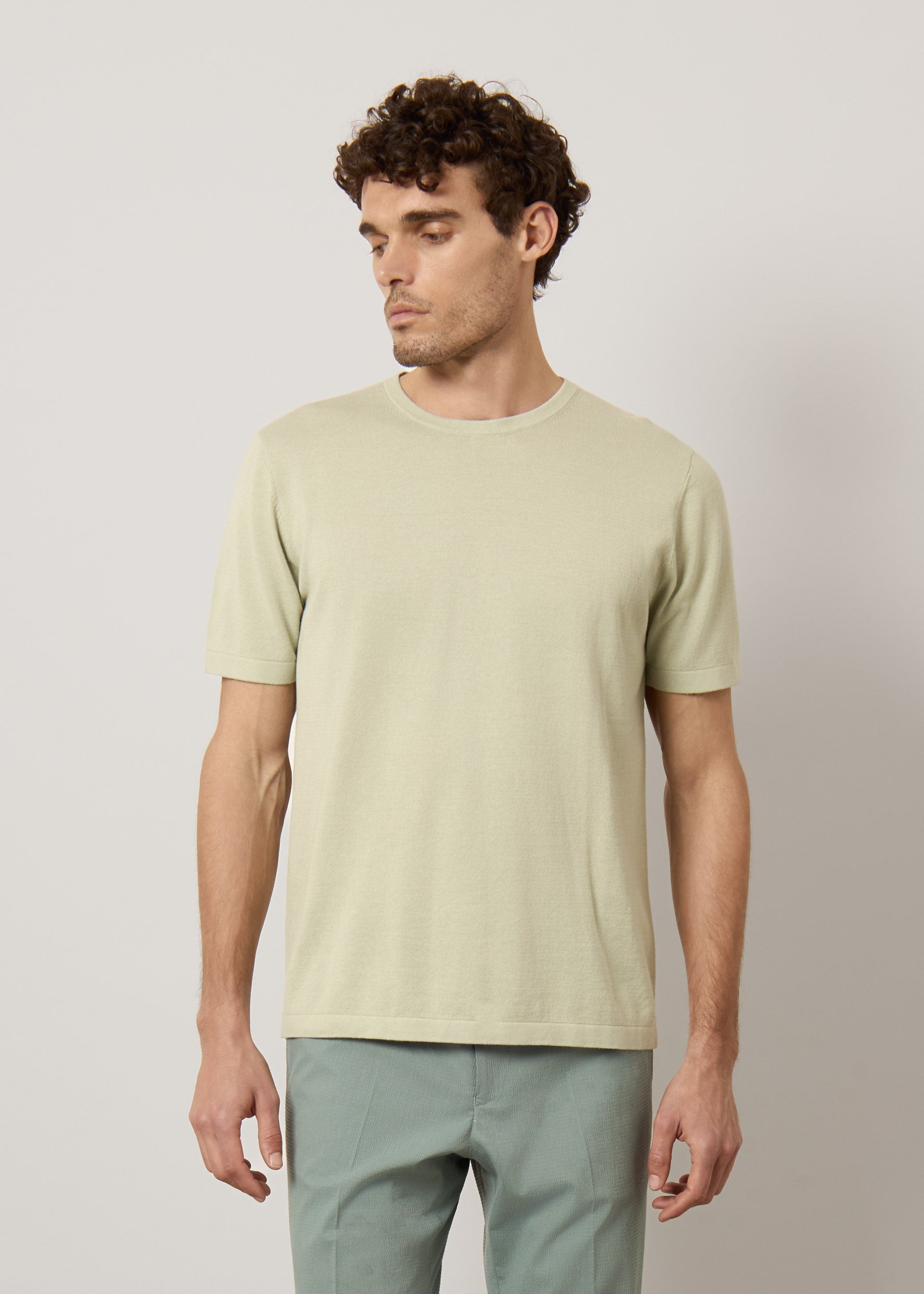 T-shirt in maglia di puro cotone