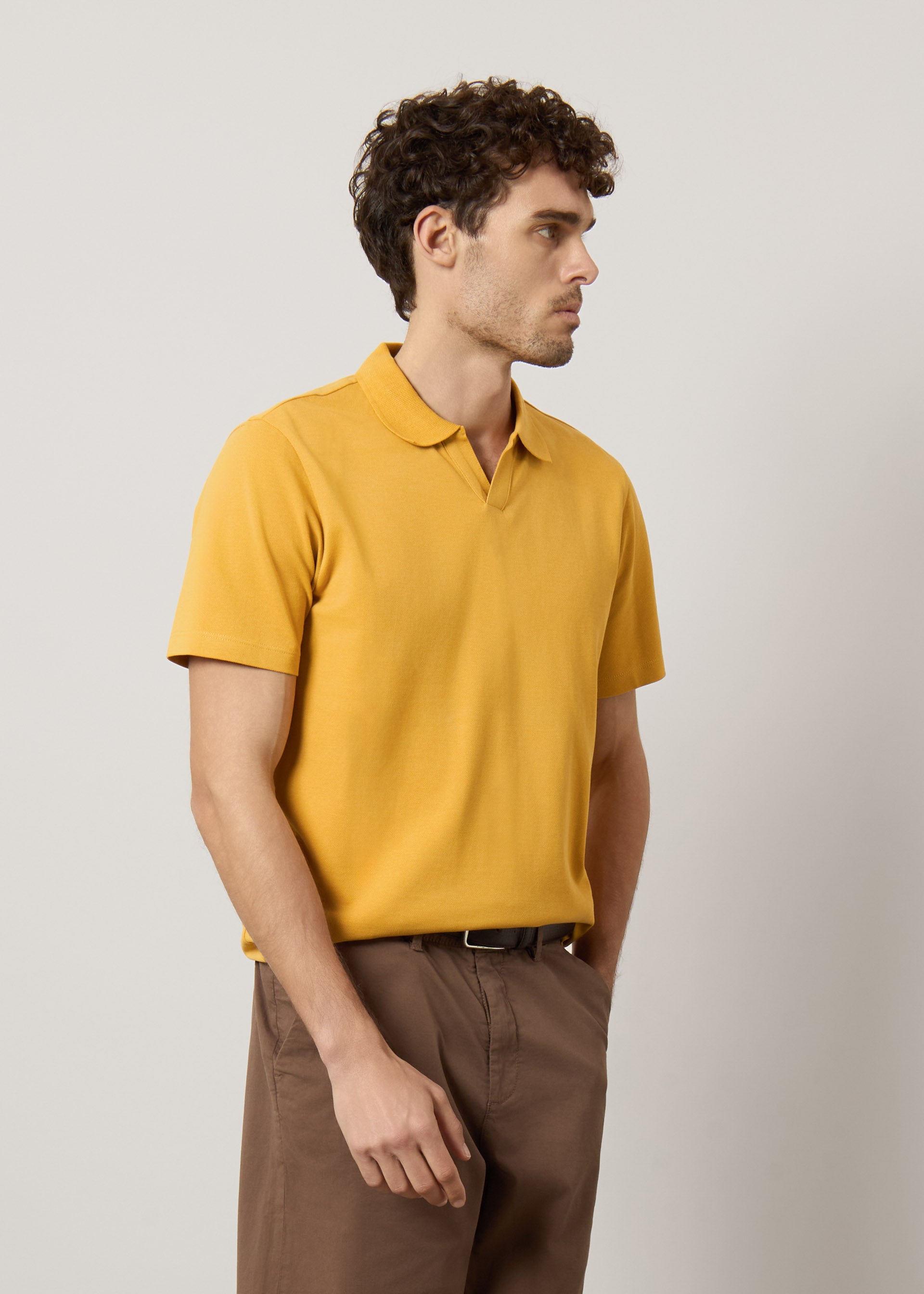 Polo in piquet di puro cotone