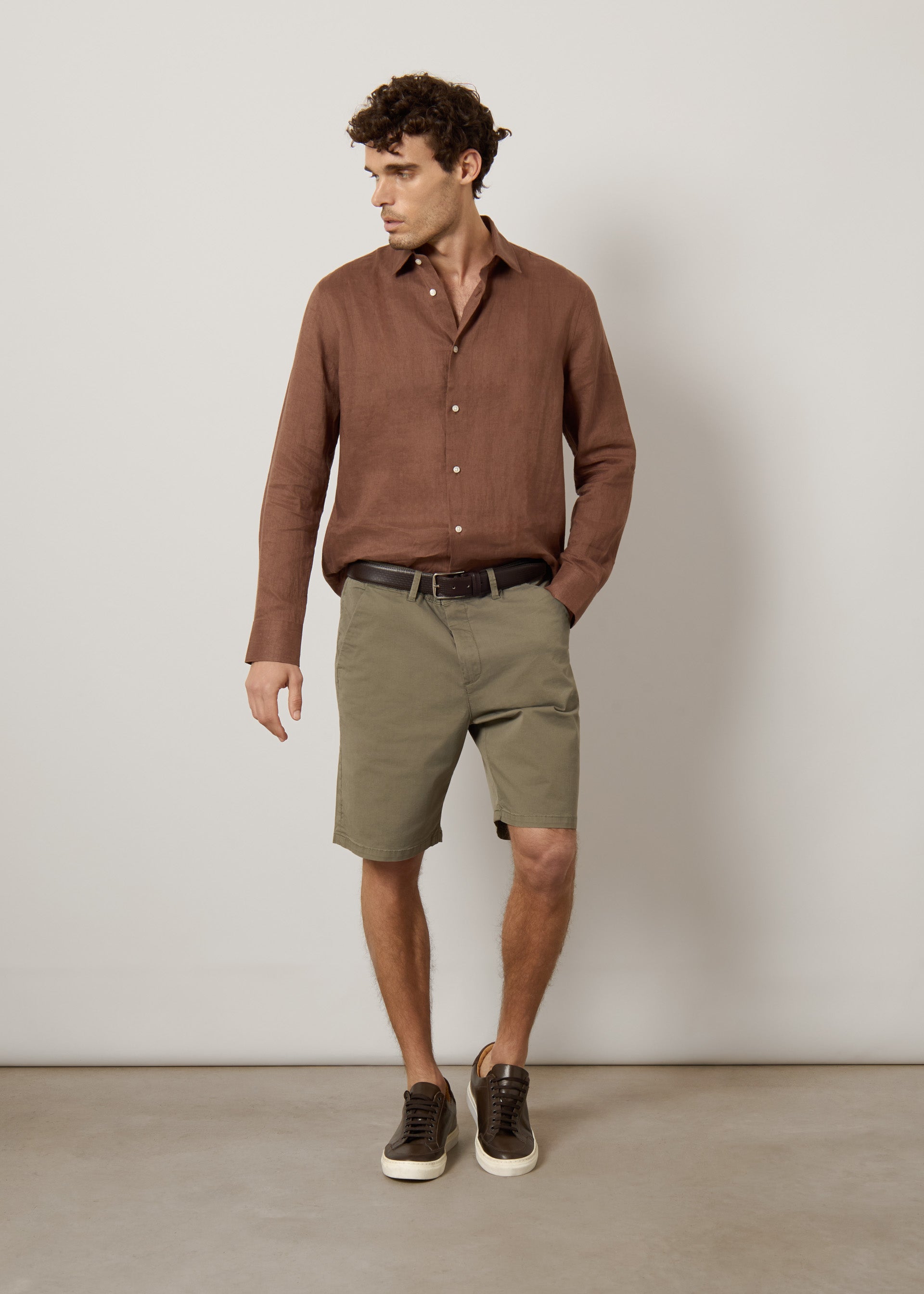 Bermuda in cotone stretch