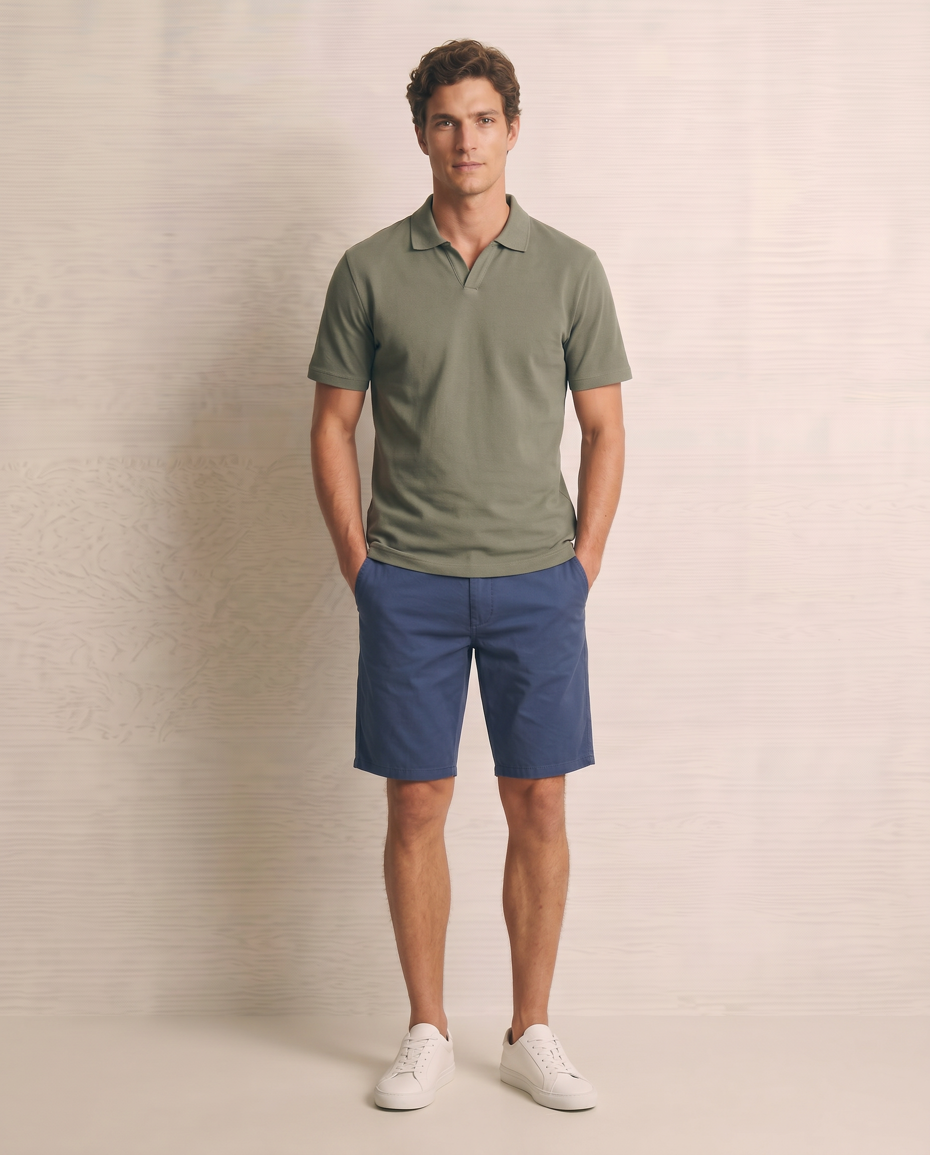 Bermuda in cotone stretch