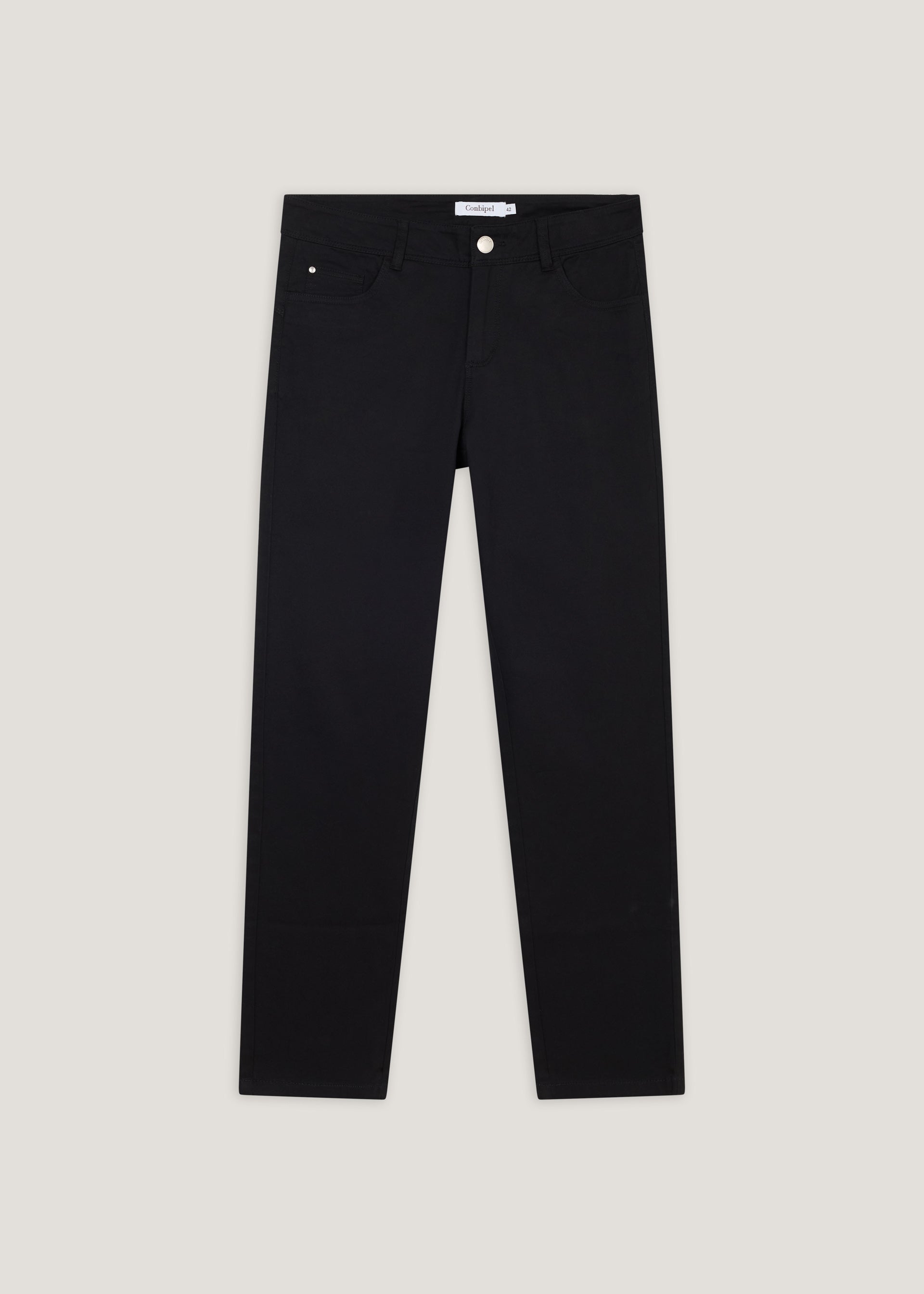 Pantaloni slim fit in cotone stretch